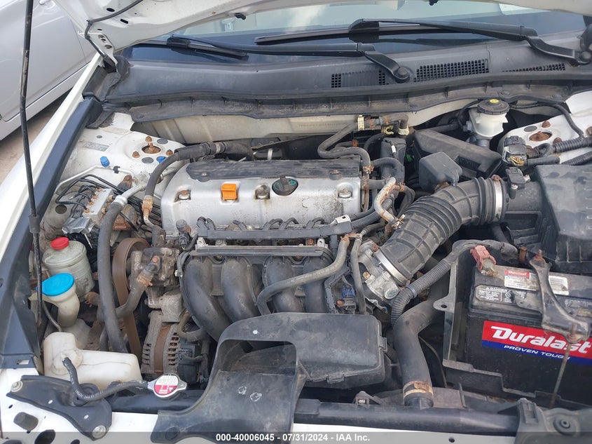 2010 Honda Accord 2.4 Lx VIN: 1HGCP2F30AA013835 Lot: 40006045