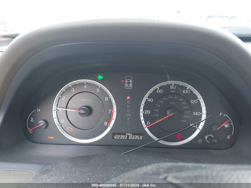 2010 Honda Accord 2.4 Lx VIN: 1HGCP2F30AA013835 Lot: 40006045