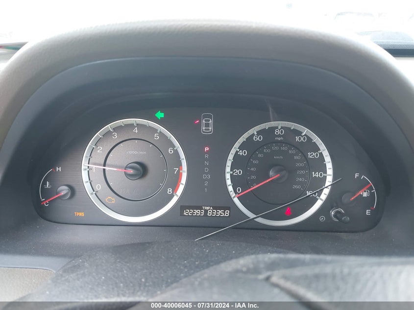 2010 Honda Accord 2.4 Lx VIN: 1HGCP2F30AA013835 Lot: 40006045