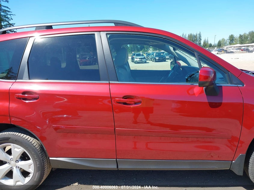 2016 SUBARU FORESTER 2.5I LIMITED - JF2SJAHC0GH435608