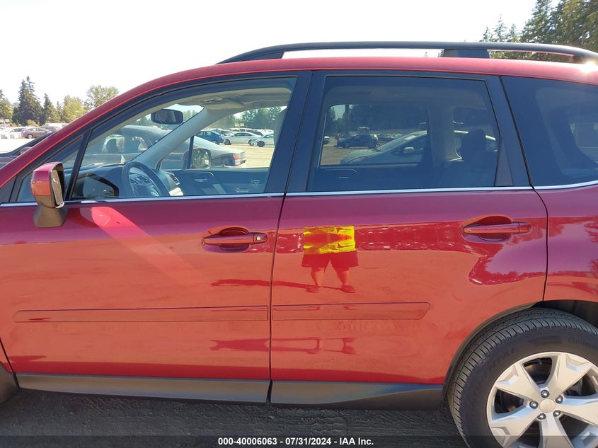 2016 SUBARU FORESTER 2.5I LIMITED - JF2SJAHC0GH435608