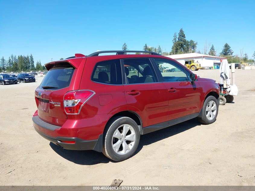 2016 SUBARU FORESTER 2.5I LIMITED - JF2SJAHC0GH435608