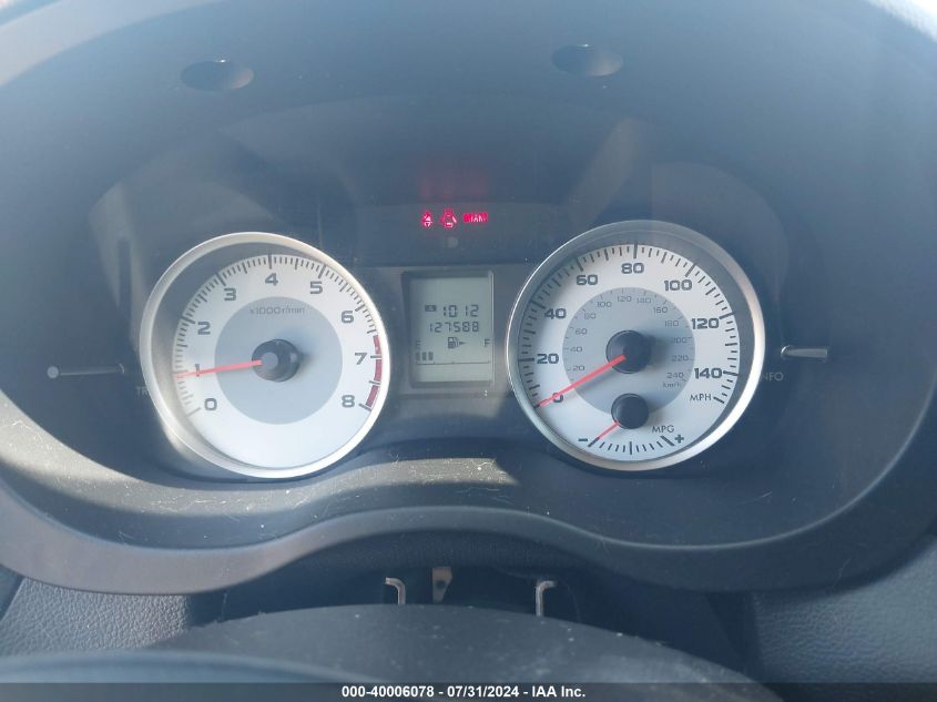 2012 Subaru Impreza 2.0I VIN: JF1GPAA61CG206562 Lot: 40006078