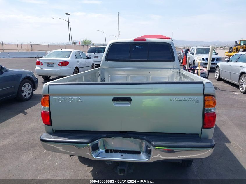 2002 Toyota Tacoma Prerunner V6 VIN: 5TESN92N52Z099117 Lot: 40006083