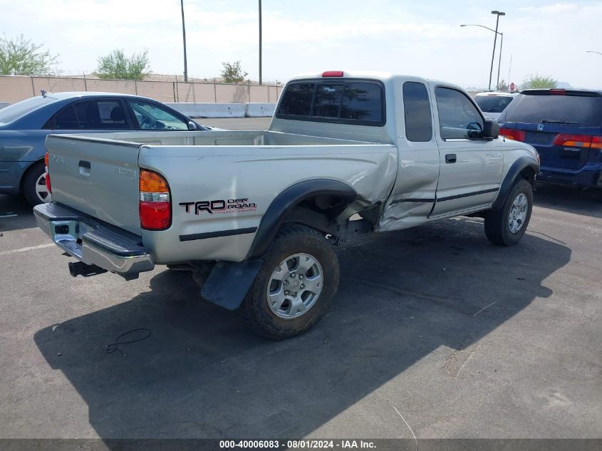 2002 Toyota Tacoma Prerunner V6 VIN: 5TESN92N52Z099117 Lot: 40006083