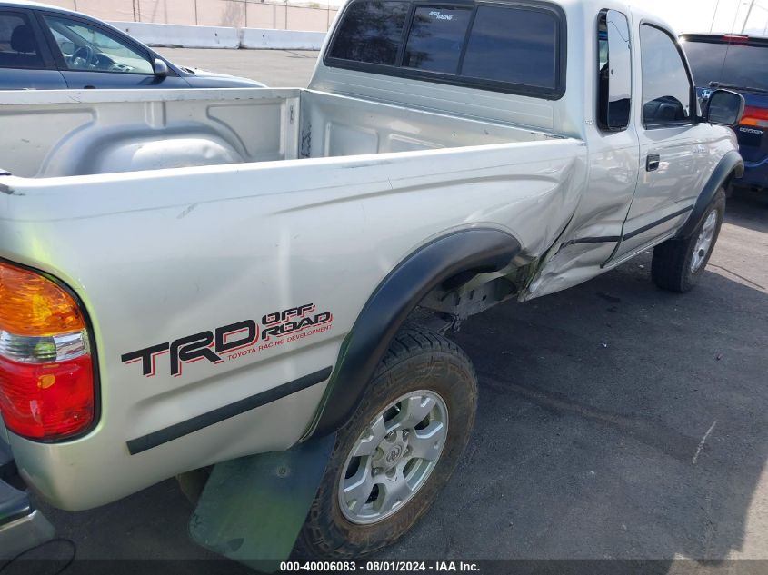 2002 Toyota Tacoma Prerunner V6 VIN: 5TESN92N52Z099117 Lot: 40006083