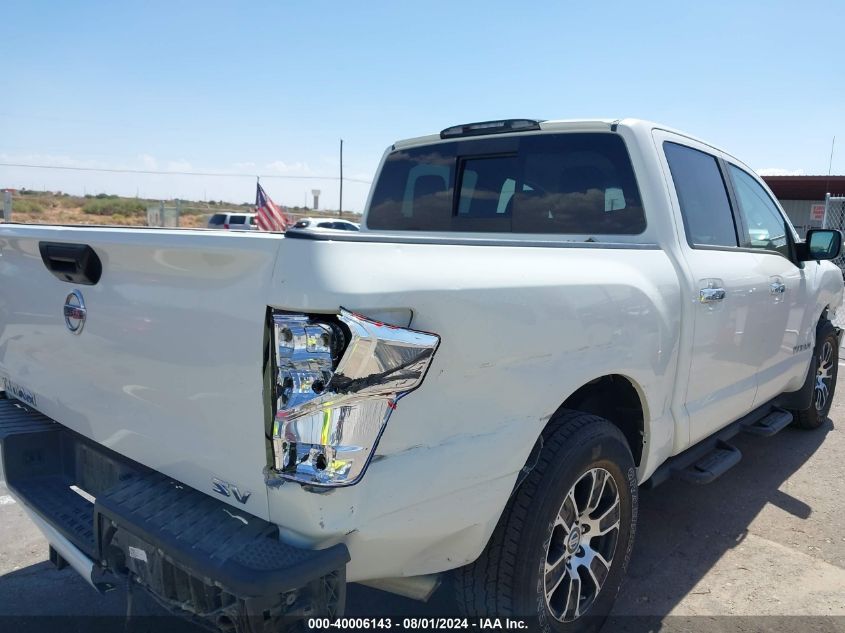 2021 Nissan Titan Sv 4X2 VIN: 1N6AA1EFXMN518711 Lot: 40006143