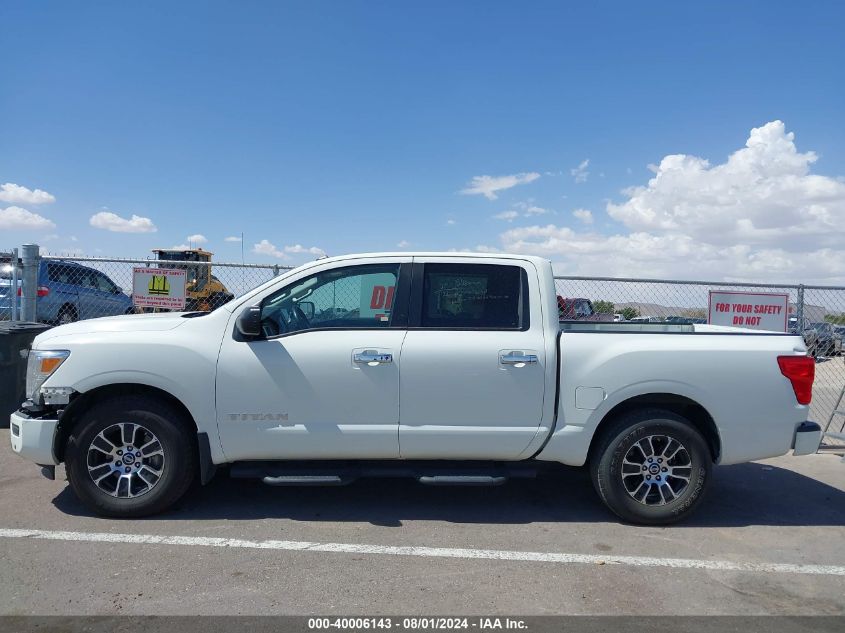 2021 Nissan Titan Sv 4X2 VIN: 1N6AA1EFXMN518711 Lot: 40006143