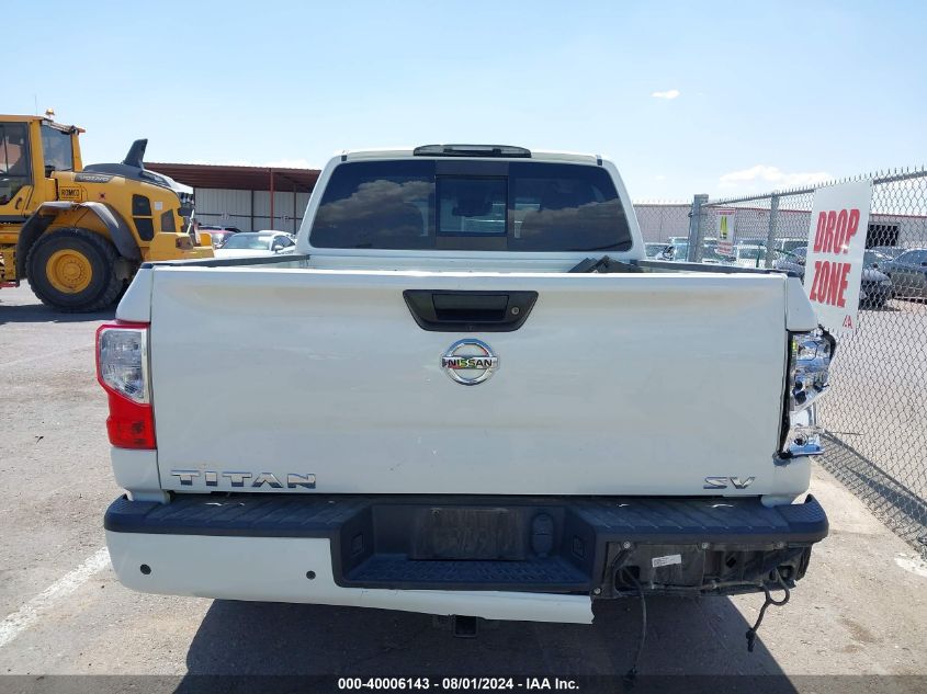 2021 Nissan Titan Sv 4X2 VIN: 1N6AA1EFXMN518711 Lot: 40006143