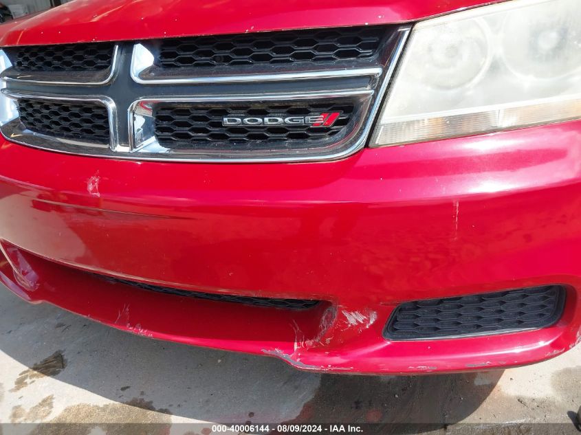 2012 Dodge Avenger Sxt VIN: 1C3CDZCB9CN293413 Lot: 40006144