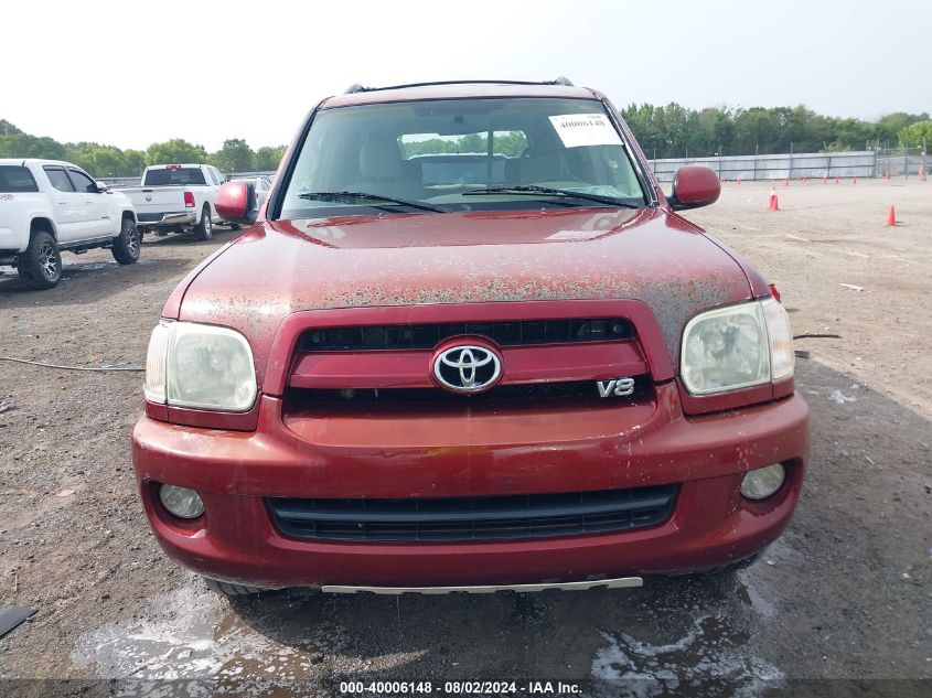 2007 Toyota Sequoia Sr5 V8 VIN: 5TDZT34AX7S287342 Lot: 40006148