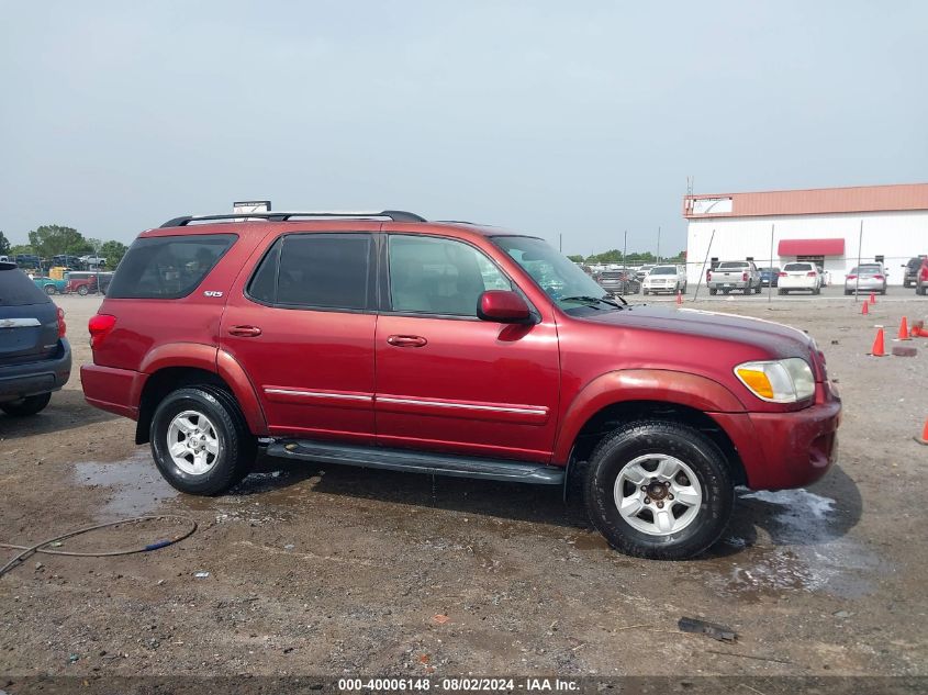 2007 Toyota Sequoia Sr5 V8 VIN: 5TDZT34AX7S287342 Lot: 40006148