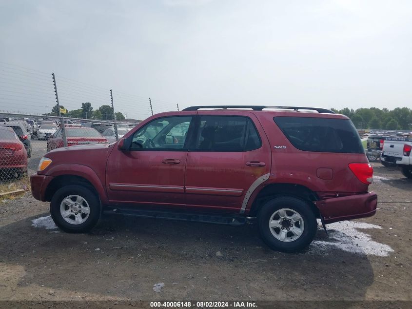 2007 Toyota Sequoia Sr5 V8 VIN: 5TDZT34AX7S287342 Lot: 40006148