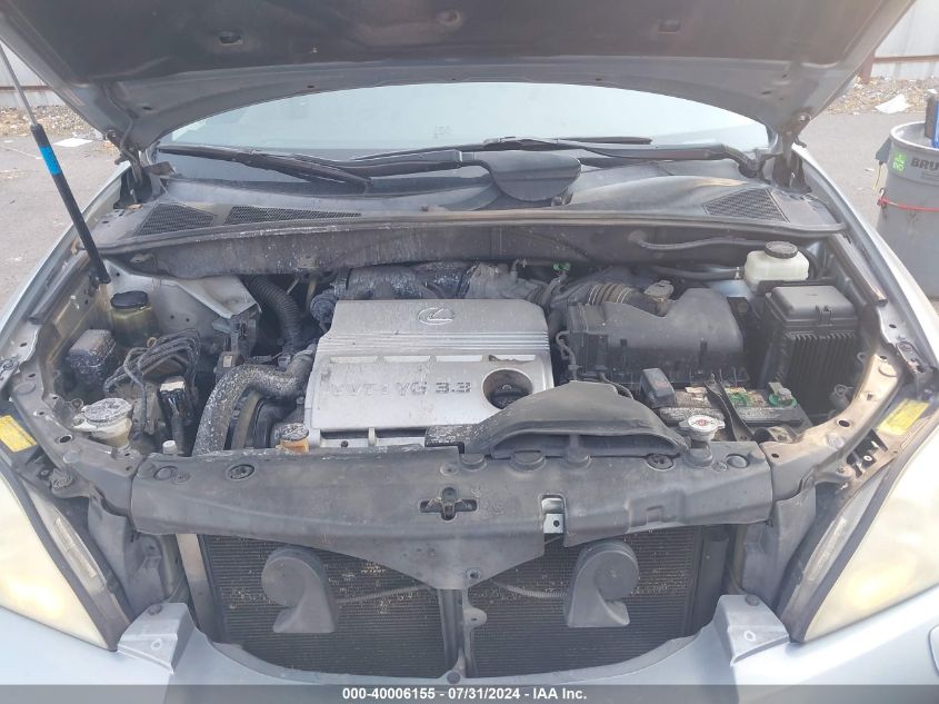 2005 Lexus Rx 330 330 VIN: JTJHA31U550081486 Lot: 40006155