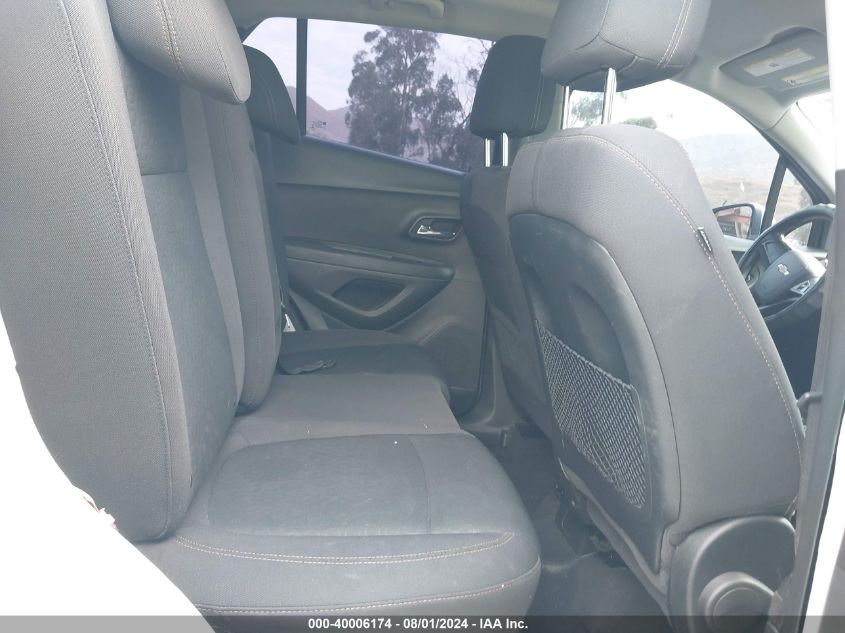 2017 Chevrolet Trax Ls VIN: 3GNCJNSB0HL239866 Lot: 40006174