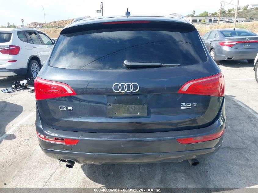 2012 Audi Q5 2.0T Premium VIN: WA1LFAFP0CA104938 Lot: 40006187