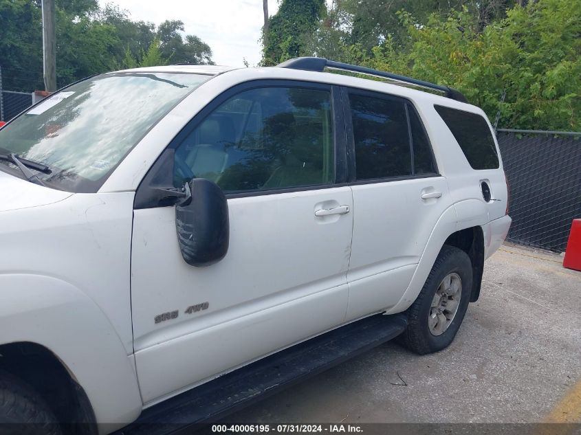 2003 Toyota 4Runner Sr5 V8 VIN: JTEBT14R430023411 Lot: 40006195