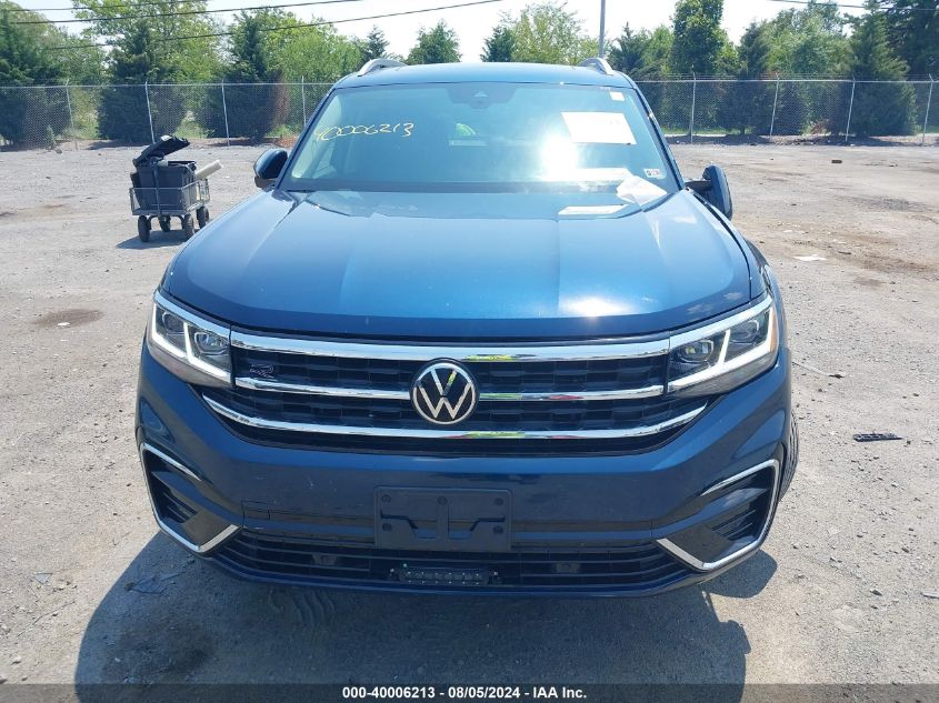 1V2AR2CA6NC545957 2022 Volkswagen Atlas 3.6L V6 Sel R-Line