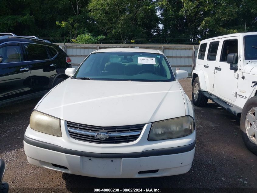 2005 Chevrolet Impala VIN: 2G1WF52E659334702 Lot: 40006230