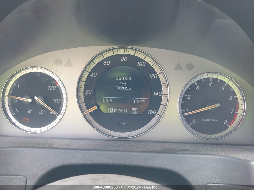 2008 Mercedes-Benz C 300 Luxury 4Matic/Sport 4Matic VIN: WDDGF81X78F105835 Lot: 40006250