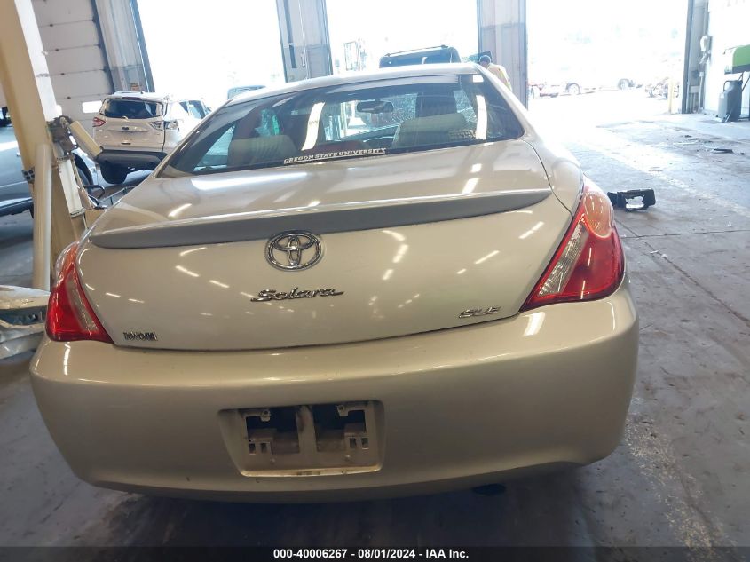 2006 Toyota Camry Solara Sle VIN: 4T1CE30P16U750940 Lot: 40006267