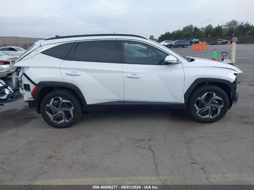 2022 Hyundai Tucson Hybrid Limited VIN: KM8JECA17NU053742 Lot: 40006277