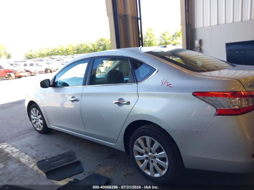 2015 Nissan Sentra Fe+ S/S/Sl/Sr/Sv VIN: 3N1AB7APXFL658636 Lot: 40006296