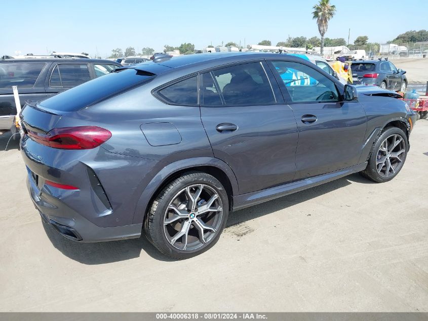 VIN 5UXCY6C03N9M60811 2022 BMW X6, Xdrive40I no.4