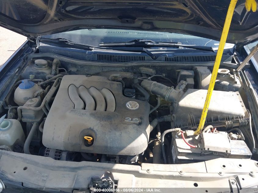 2003 Volkswagen Jetta Gl VIN: WVWRK61J03W381653 Lot: 40006356