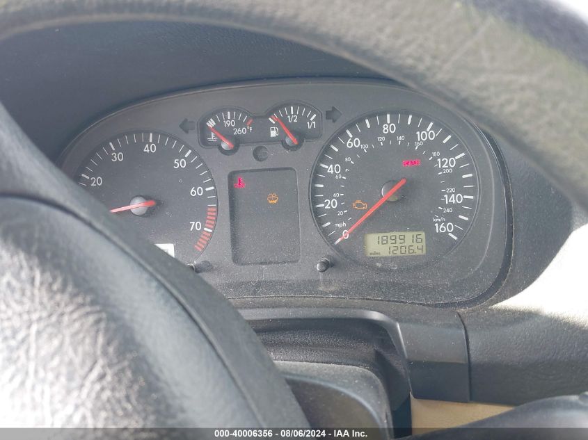 2003 Volkswagen Jetta Gl VIN: WVWRK61J03W381653 Lot: 40006356