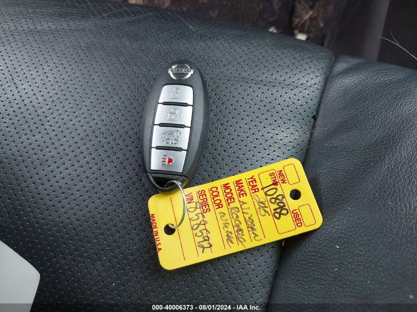 2015 Nissan Rogue Sl VIN: 5N1AT2MVXFC858592 Lot: 40006373