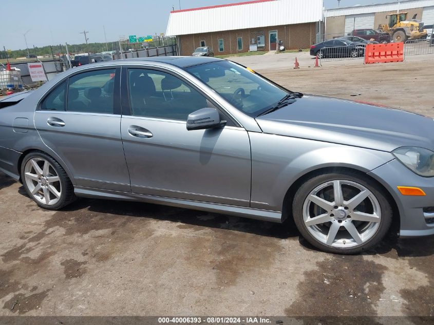 2014 MERCEDES-BENZ C 300 VIN: WDDGF8AB3EA960139