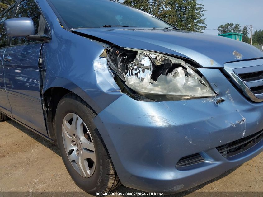 2007 Honda Odyssey Ex-L VIN: 5FNRL38777B021473 Lot: 40006394