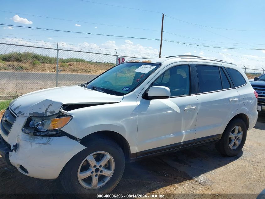 2007 Hyundai Santa Fe Gls VIN: 5NMSG13D67H109761 Lot: 40006396