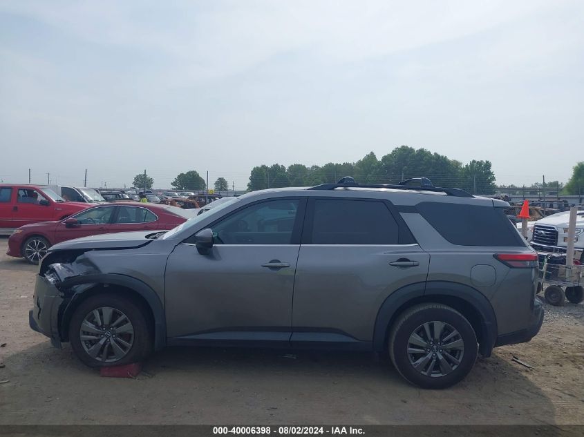 2022 Nissan Pathfinder Sv 2Wd VIN: 5N1DR3BAXNC235117 Lot: 40006398