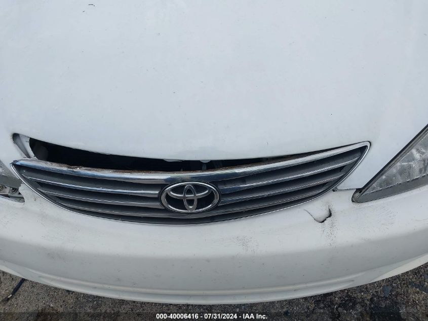 2004 Toyota Camry Le V6 VIN: 4T1BF32K84U078219 Lot: 40006416