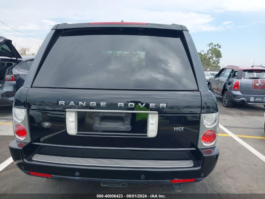 2006 Land Rover Range Rover Hse VIN: SALME15496A238140 Lot: 40006423