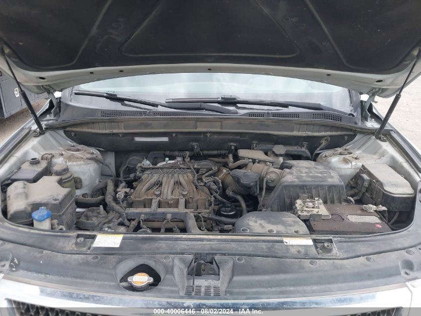 2010 Hyundai Veracruz Limited VIN: KM8NU4CC5AU138324 Lot: 40006446