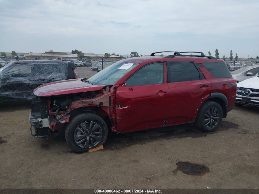 2022 Nissan Pathfinder Sv 2Wd VIN: 5N1DR3BA8NC218624 Lot: 40006462