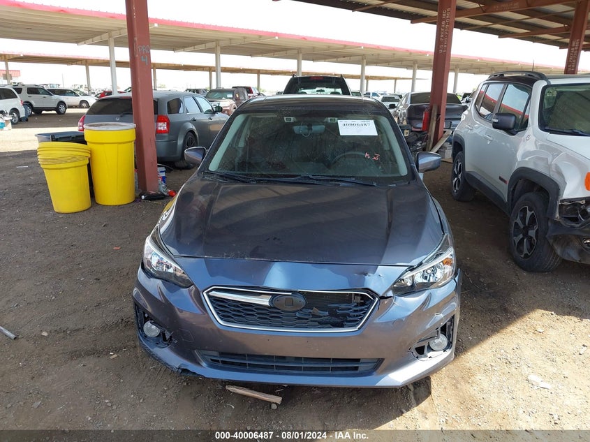 2017 Subaru Impreza 2.0I Premium VIN: 4S3GKAD62H3618203 Lot: 40006487