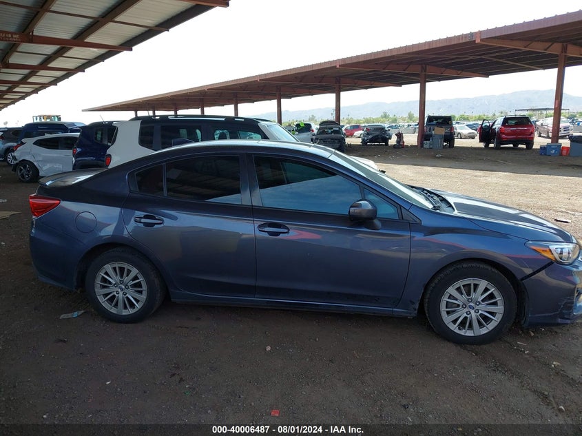 2017 Subaru Impreza 2.0I Premium VIN: 4S3GKAD62H3618203 Lot: 40006487