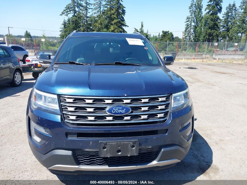 2017 Ford Explorer Xlt VIN: 1FM5K8D86HGC48489 Lot: 40006493