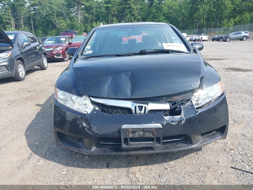 2010 Honda Civic Lx VIN: 2HGFA1F50AH324287 Lot: 40006512