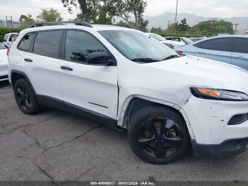 2017 Jeep Cherokee Altitude Fwd VIN: 1C4PJLAS6HW592381 Lot: 40006517