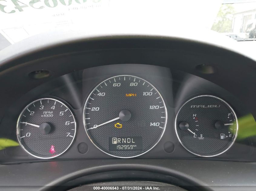 2007 Chevrolet Malibu Lt VIN: 1G1ZT58F47F274435 Lot: 40006543