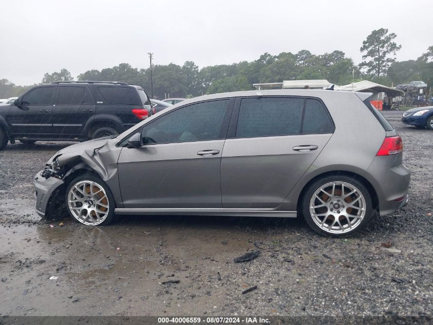 2015 Volkswagen Golf R 4-Door VIN: WVWLF7AU8FW249464 Lot: 40006559