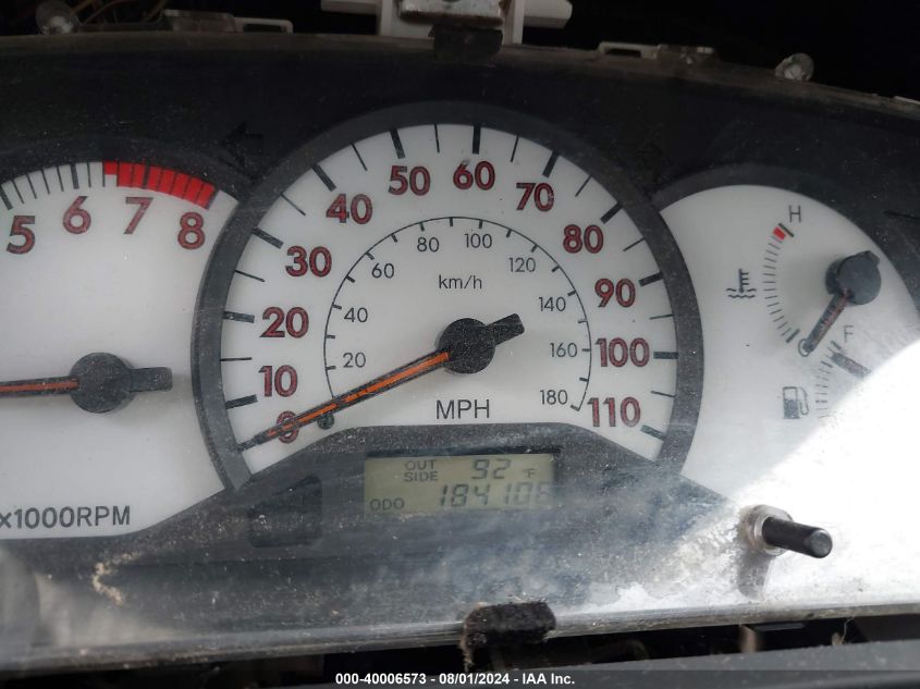 2004 Toyota Corolla S VIN: 2T1BR32E64C242487 Lot: 40006573