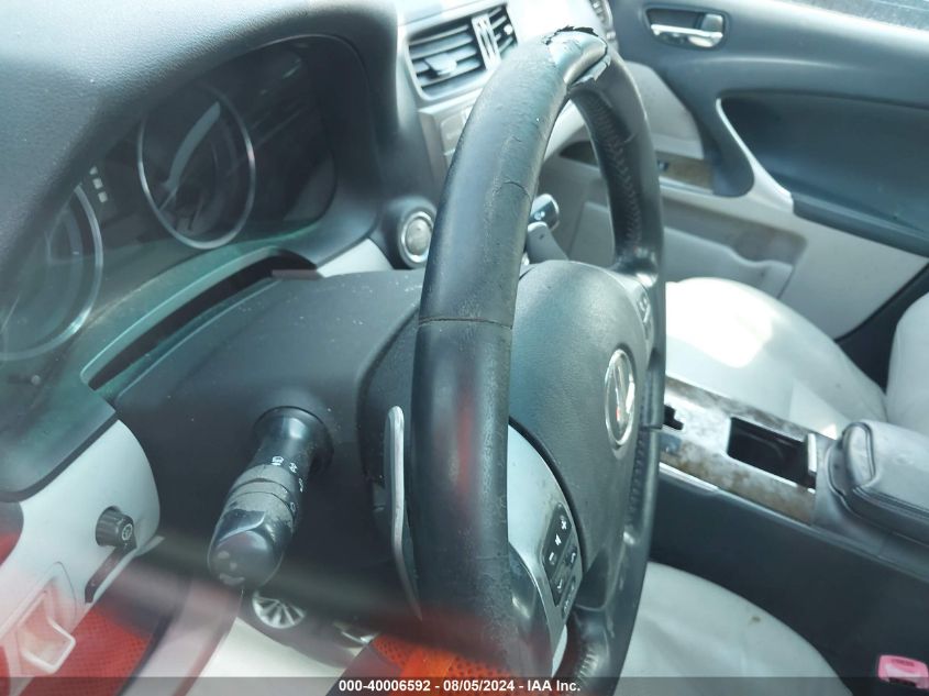 2011 Lexus Is 350 VIN: JTHBE5C25B5027137 Lot: 40006592