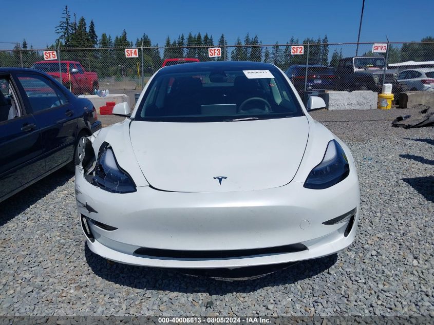 2023 Tesla Model 3 Rear-Wheel Drive VIN: 5YJ3E1EA7PF458636 Lot: 40006613