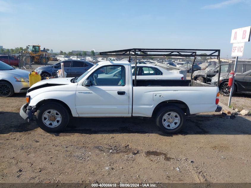 2001 Toyota Tacoma VIN: 5TENL42N21Z801608 Lot: 40006618